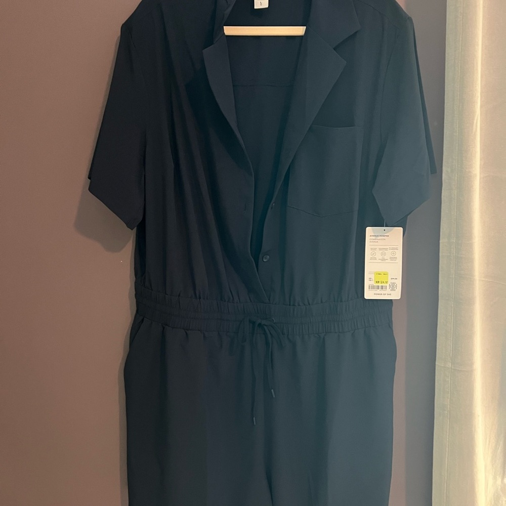 Athleta Navy Romper